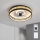 Brilagi - Dimmable LED Ceiling Fan LED/34W/230V, 50 cm, Black/Gold + Remote Control