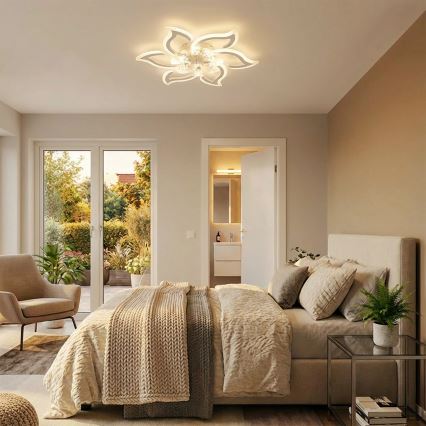 Brilagi - Dimmable LED Ceiling Fan, 34W/230V, Ø 83 cm, White + Remote Control
