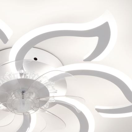 Brilagi - Dimmable LED Ceiling Fan, 34W/230V, Ø 83 cm, White + Remote Control
