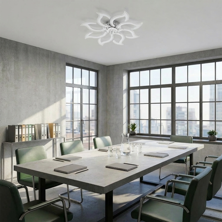 Brilagi - Dimmable LED Ceiling Fan, LED/44W/230V, 3000-6500K, Ø 90 cm, White + Remote Control