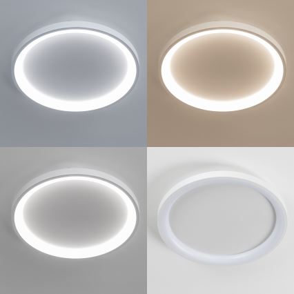 Brilagi - LED Dimmable Ceiling Light FALCON SLIM LED/42W/230V 3000-6500K Ø 50 cm White + Remote Control