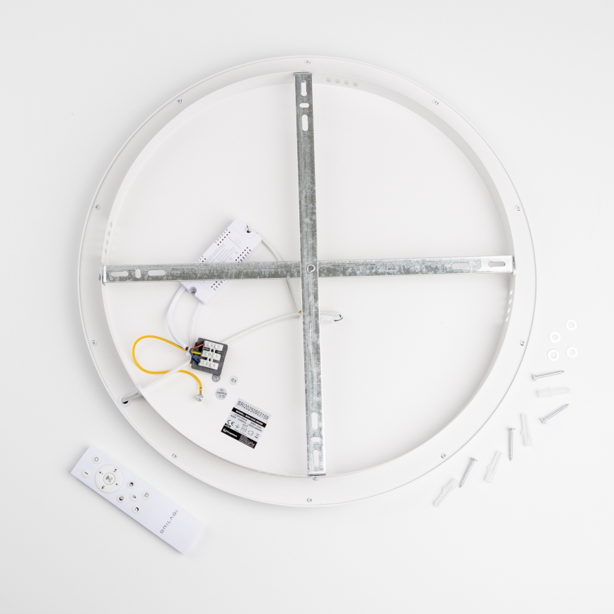 Brilagi - LED Dimmable Ceiling Light FALCON SLIM LED/42W/230V 3000-6500K Ø 50 cm White + Remote Control