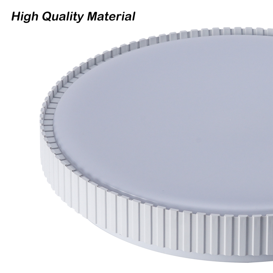 Brilagi - CORVO Dimmable LED Ceiling Light LED/72W/230V 3000-6000K White Ø 50 cm + Remote Control