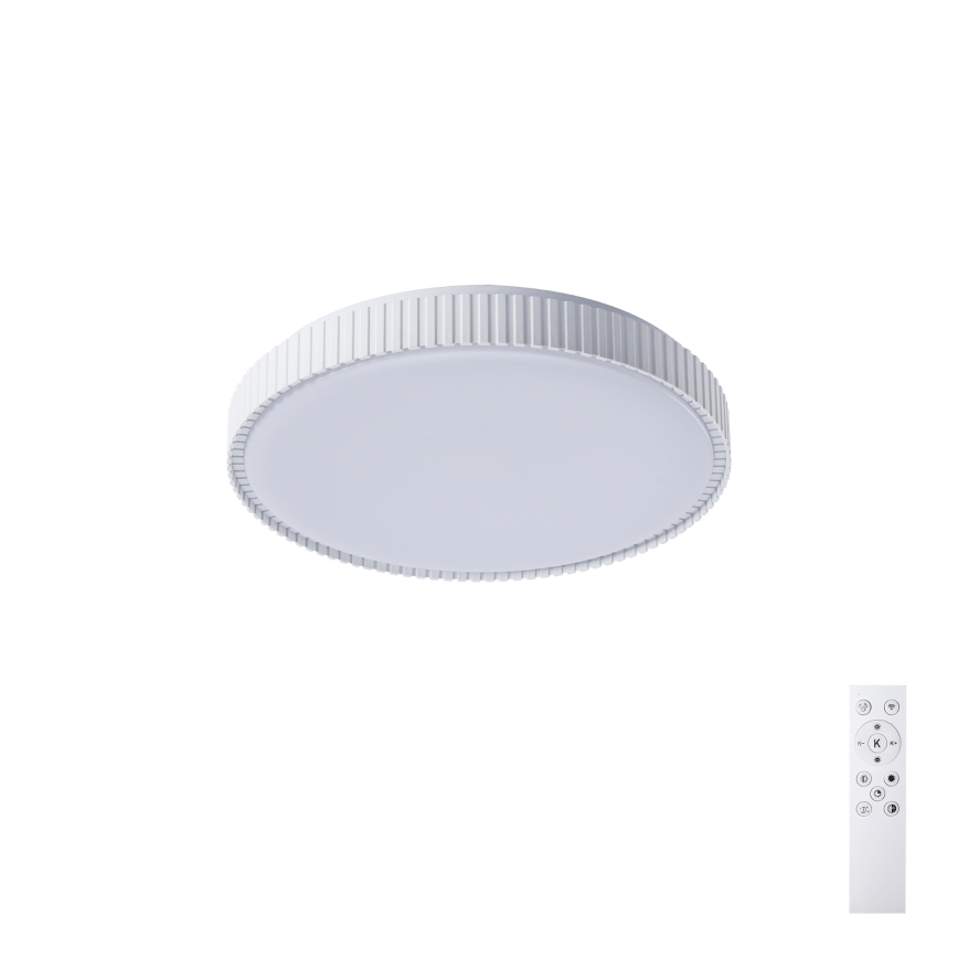 Brilagi - CORVO Dimmable LED Ceiling Light LED/72W/230V 3000-6000K White Ø 50 cm + Remote Control
