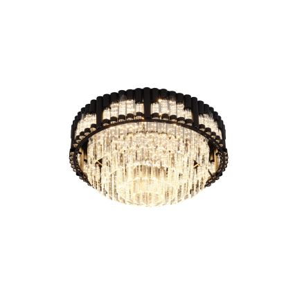 Brilagi - CROWN LED dimmable ceiling light LED/41W/230V 3000-6000K Ø 48 cm black + remote control