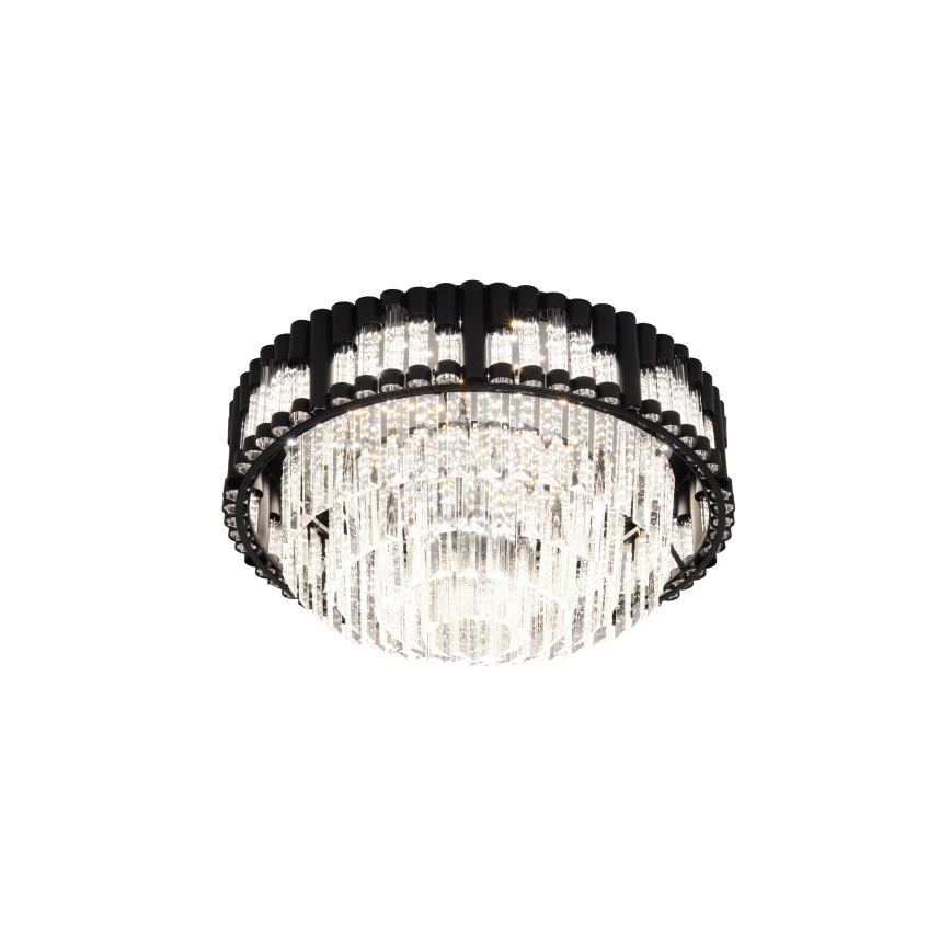 Brilagi - CROWN LED dimmable ceiling light LED/41W/230V 3000-6000K Ø 48 cm black + remote control