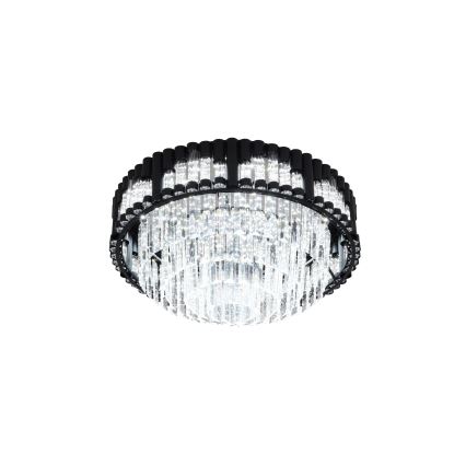 Brilagi - CROWN LED dimmable ceiling light LED/41W/230V 3000-6000K Ø 48 cm black + remote control