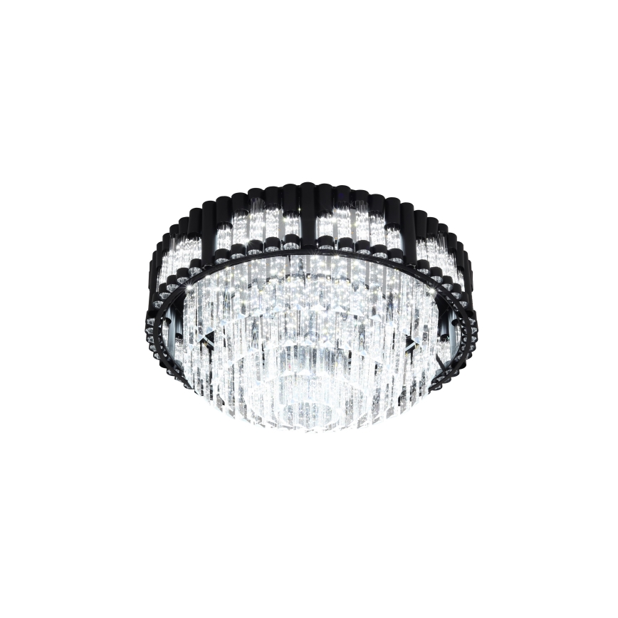 Brilagi - CROWN LED dimmable ceiling light LED/41W/230V 3000-6000K Ø 48 cm black + remote control