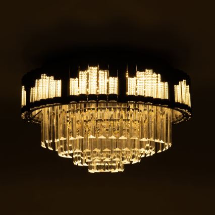 BRILAGI - CROWN LED dimmable ceiling light LED/41W/230V 3000-6000K Ø 48 cm black + remote control