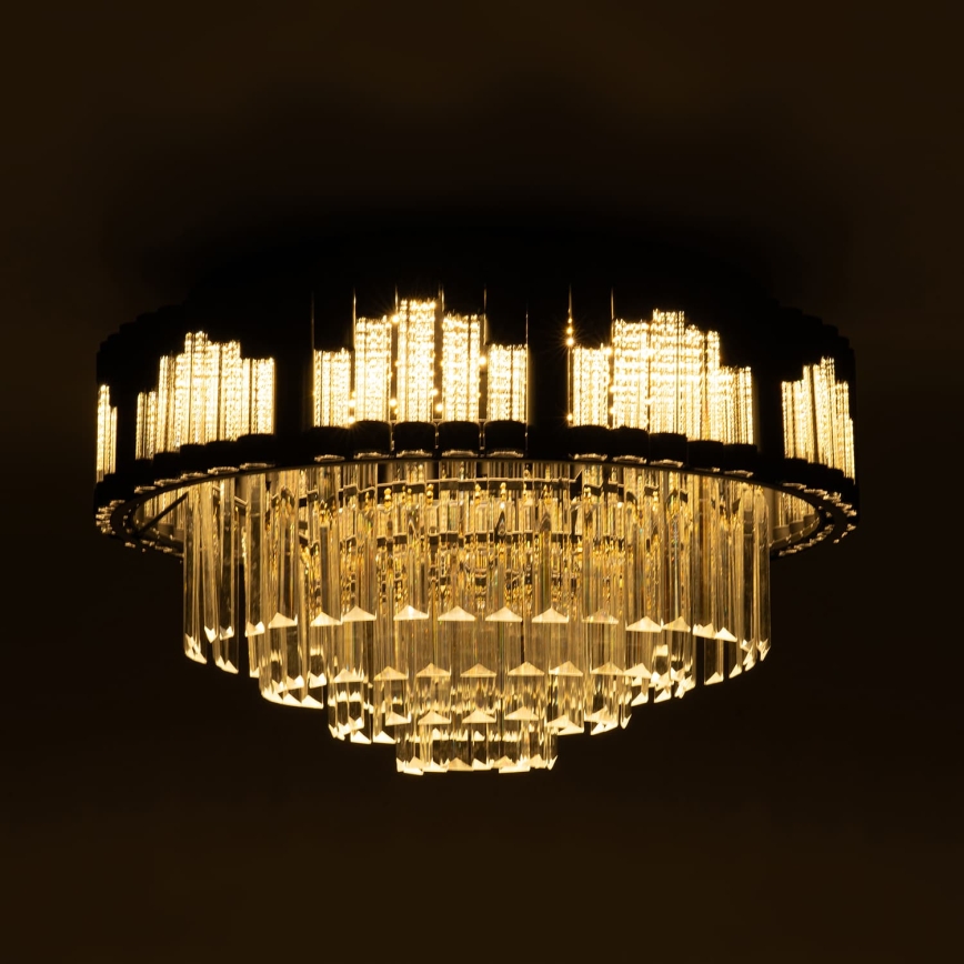 BRILAGI - CROWN LED dimmable ceiling light LED/41W/230V 3000-6000K Ø 48 cm black + remote control