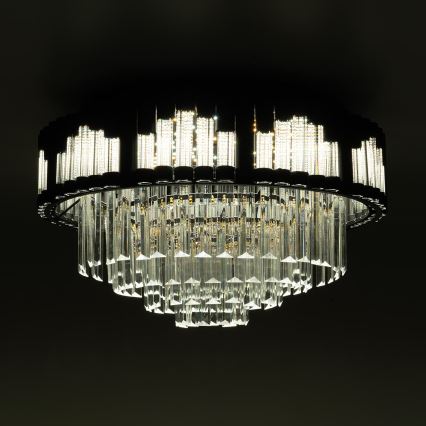 BRILAGI - CROWN LED dimmable ceiling light LED/41W/230V 3000-6000K Ø 48 cm black + remote control
