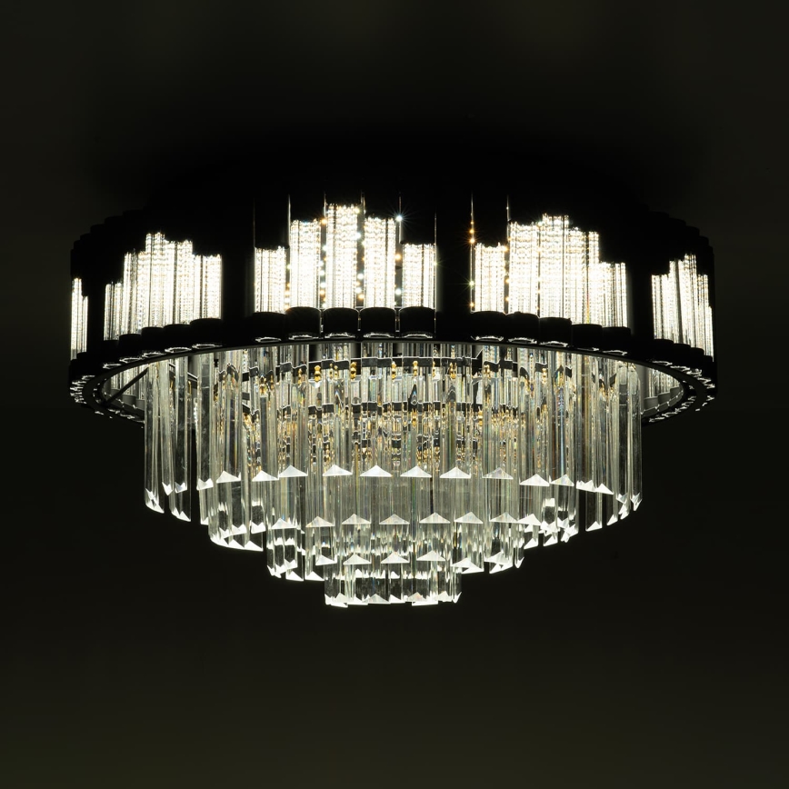 BRILAGI - CROWN LED dimmable ceiling light LED/41W/230V 3000-6000K Ø 48 cm black + remote control