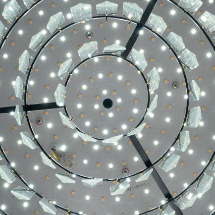 BRILAGI - CROWN LED dimmable ceiling light LED/41W/230V 3000-6000K Ø 48 cm black + remote control