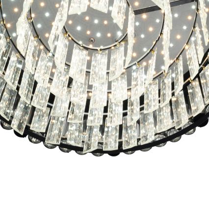 BRILAGI - CROWN LED dimmable ceiling light LED/41W/230V 3000-6000K Ø 48 cm black + remote control
