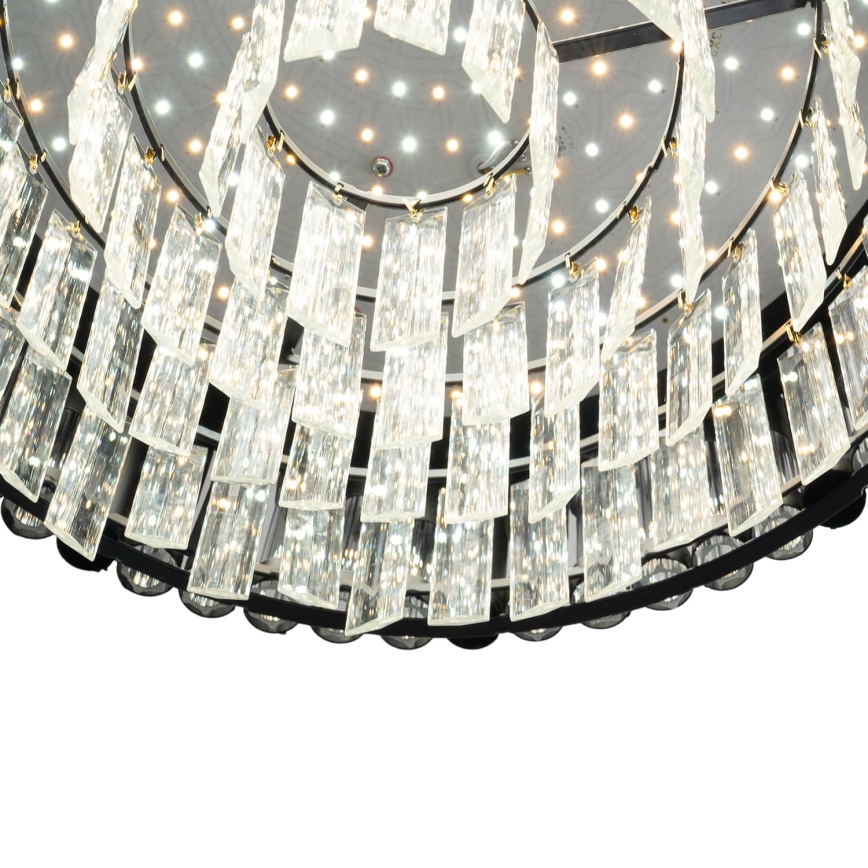 BRILAGI - CROWN LED dimmable ceiling light LED/41W/230V 3000-6000K Ø 48 cm black + remote control