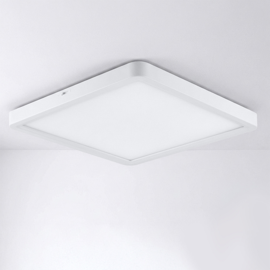 Brilagi - LED Dimmable Ceiling Light ESTELA SQUARE LED/36W/230V 3000-6500K 31x31 cm white + Remote Control