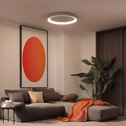BRILAGI - LED Dimmable ceiling light FALCON II LED/108W/230V 3000-6500K Ø 80 cm beige + remote control