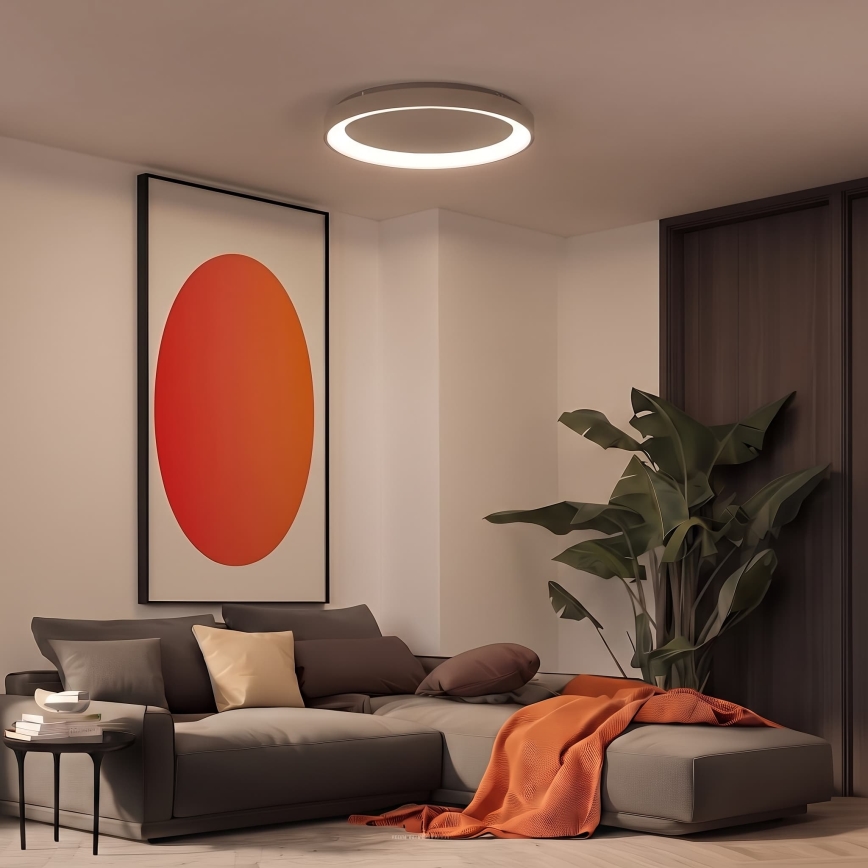 BRILAGI - LED Dimmable ceiling light FALCON II LED/108W/230V 3000-6500K Ø 80 cm beige + remote control