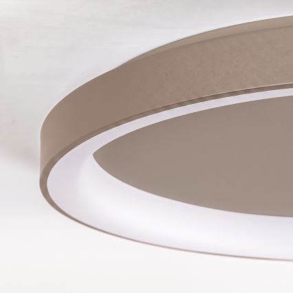 BRILAGI - LED Dimmable ceiling light FALCON II LED/108W/230V 3000-6500K Ø 80 cm beige + remote control
