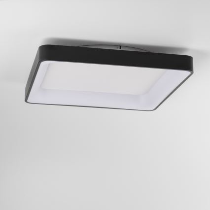 Brilagi - FALCON II Dimmable LED Ceiling Light LED/125W/230V 3000-6500K 60x60 cm Black + Remote Control