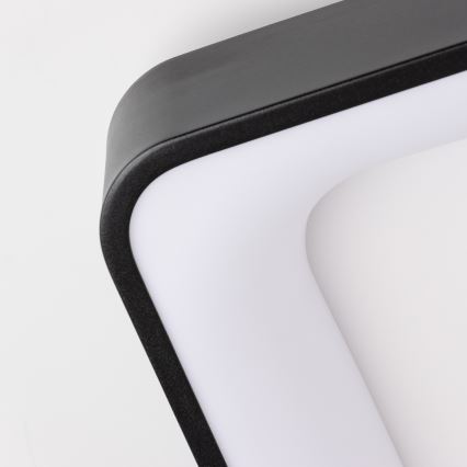 Brilagi - FALCON II Dimmable LED Ceiling Light LED/125W/230V 3000-6500K 60x60 cm Black + Remote Control