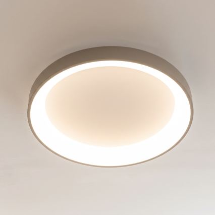 BRILAGI - LED Dimmable Ceiling Light FALCON II LED/99W/230V 3000-6500K Ø 60 cm white/beige + remote control