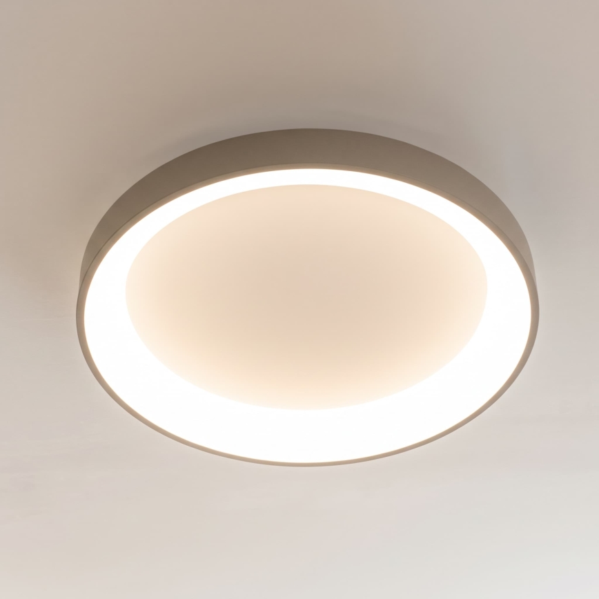 BRILAGI - LED Dimmable Ceiling Light FALCON II LED/99W/230V 3000-6500K Ø 60 cm white/beige + remote control