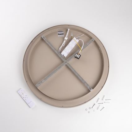 BRILAGI - LED Dimmable Ceiling Light FALCON II LED/99W/230V 3000-6500K Ø 60 cm white/beige + remote control