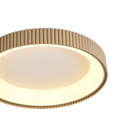 Brilagi - Dimmable LED Ceiling Light FALCON MODERN LED/30W/230V 3000-6500K Ø 40 cm Beige + Remote Control
