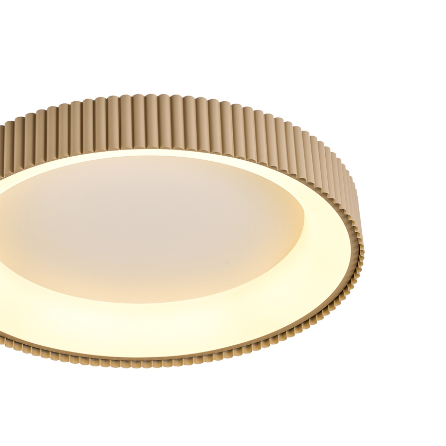 Brilagi - Dimmable LED Ceiling Light FALCON MODERN LED/30W/230V 3000-6500K Ø 40 cm Beige + Remote Control