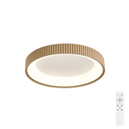 Brilagi - Dimmable LED Ceiling Light FALCON MODERN LED/30W/230V 3000-6500K Ø 40 cm Beige + Remote Control