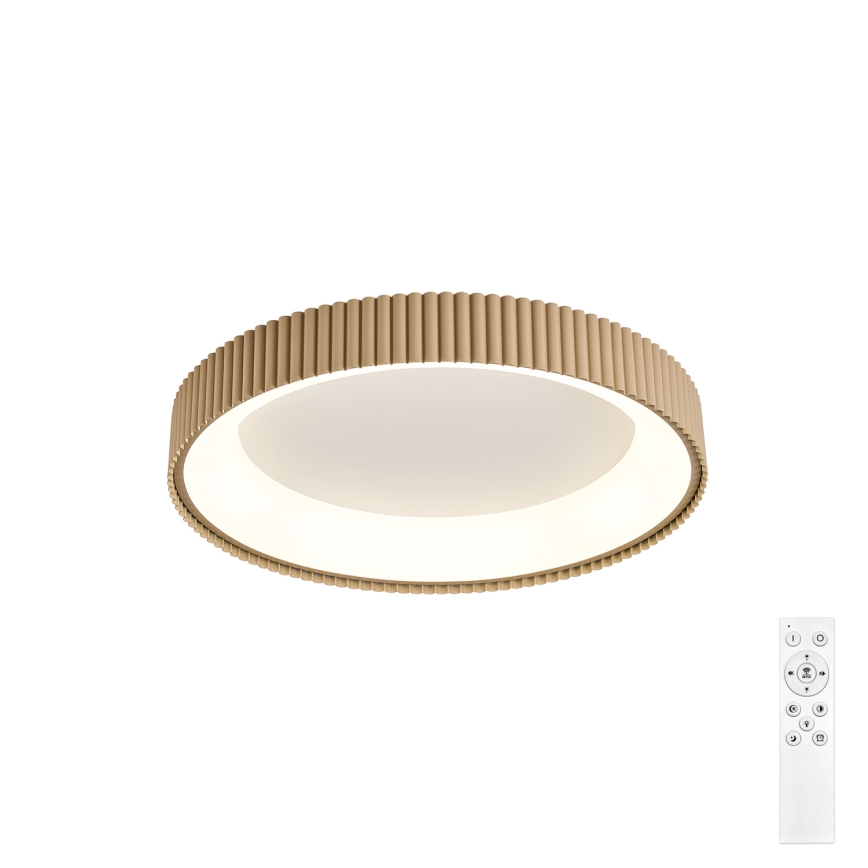 Brilagi - Dimmable LED Ceiling Light FALCON MODERN LED/30W/230V 3000-6500K Ø 40 cm Beige + Remote Control