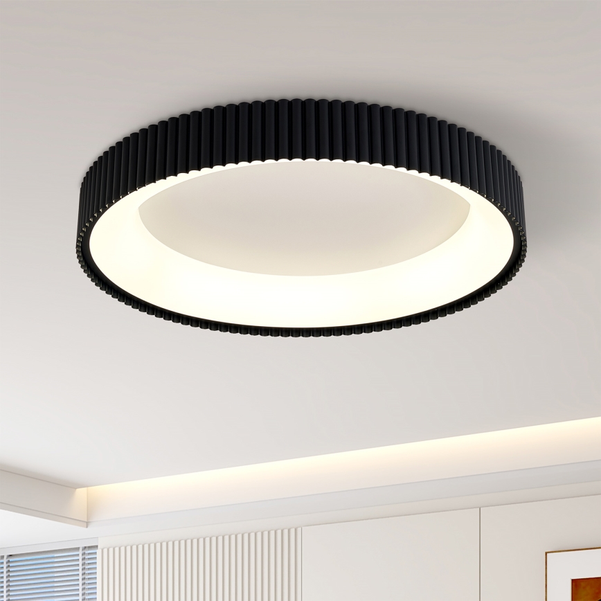 BRILAGI - LED Dimmable Ceiling Light FALCON MODERN LED/54W/230V 3000-6500K Ø 60 cm black + remote control
