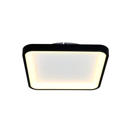 Brilagi - LED Dimmable Ceiling Light FALCON SLIM LED/50W/230V 3000-6500K 50x50 cm Black + Remote Control