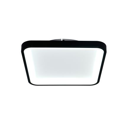 Brilagi - LED Dimmable Ceiling Light FALCON SLIM LED/50W/230V 3000-6500K 50x50 cm Black + Remote Control
