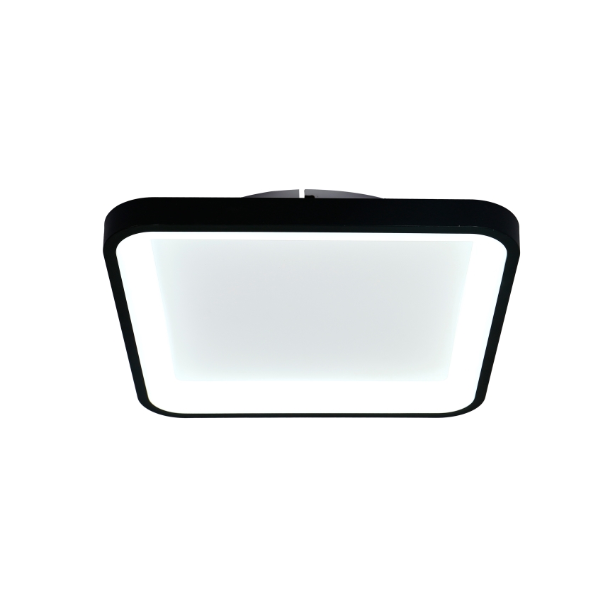 Brilagi - LED Dimmable Ceiling Light FALCON SLIM LED/50W/230V 3000-6500K 50x50 cm Black + Remote Control