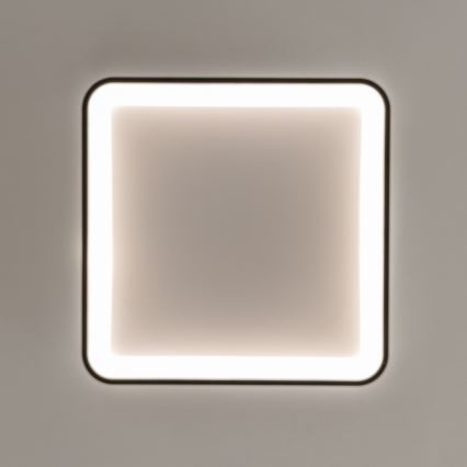 Brilagi - LED Dimmable Ceiling Light FALCON SLIM LED/50W/230V 3000-6500K 50x50 cm Black + Remote Control