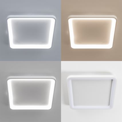 Brilagi - FALCON SLIM Dimmable LED Ceiling Light LED/50W/230V 3000-6500K 50x50 cm White + Remote Control