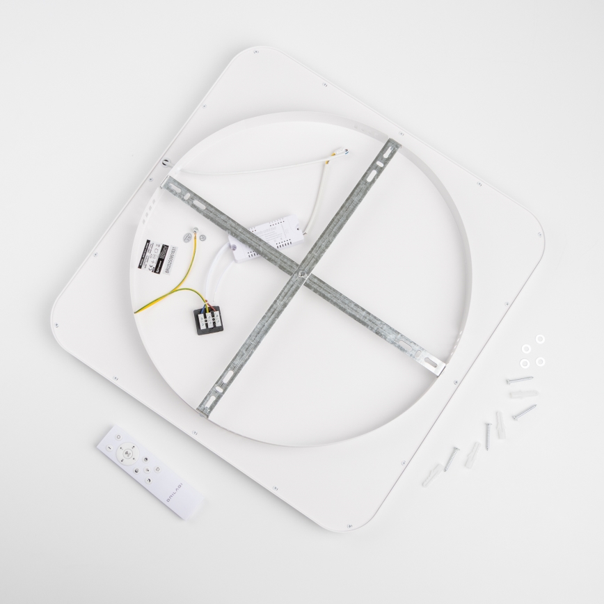 Brilagi - FALCON SLIM Dimmable LED Ceiling Light LED/50W/230V 3000-6500K 50x50 cm White + Remote Control