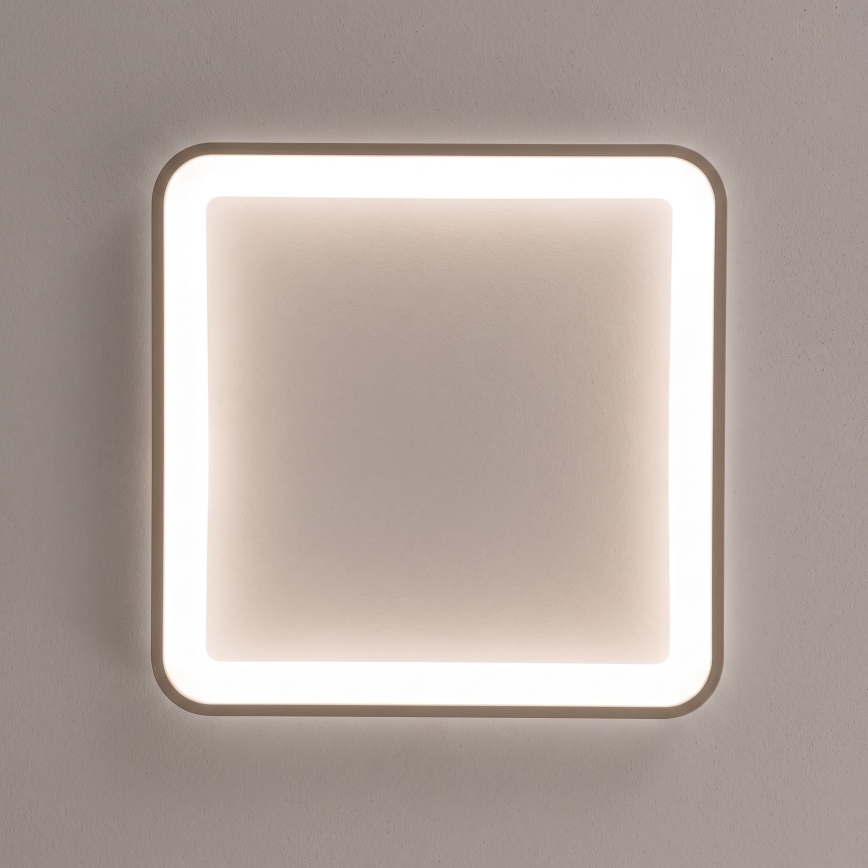 BRILAGI - LED Dimmable ceiling light FALCON SLIM LED/50W/230V 3000-6500K 50x50 cm white/beige + remote control