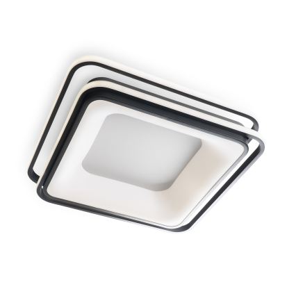 BRILAGI - FLARE LED Dimmable Ceiling Light LED/102W/230V 3000-6000K 50x50 cm Black + Remote Control