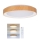 Brilagi - Dimmable LED ceiling light FLOCO LED/48W/230V Ø 40 cm wood decor/white + remote control