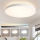 Brilagi - Dimmable LED ceiling light GLASS POOL DOUBLE LED/80W/230V 3000-6000K 60 cm white + remote control