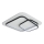 Brilagi - Dimmable LED ceiling light IRIS LED/81W/230V 3000-6000K 50x50 cm white/black + remote control