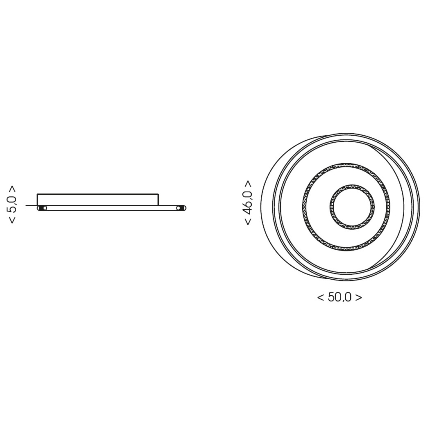 Brilagi - Dimmable IRIS LED Ceiling Light LED/83W/230V 3000-6000K 46x50 cm White + Remote Control