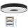 Brilagi - Dimmable LED ceiling light JAMIS LED/48W/230V 3000-6500K Ø 39 cm black + + remote control