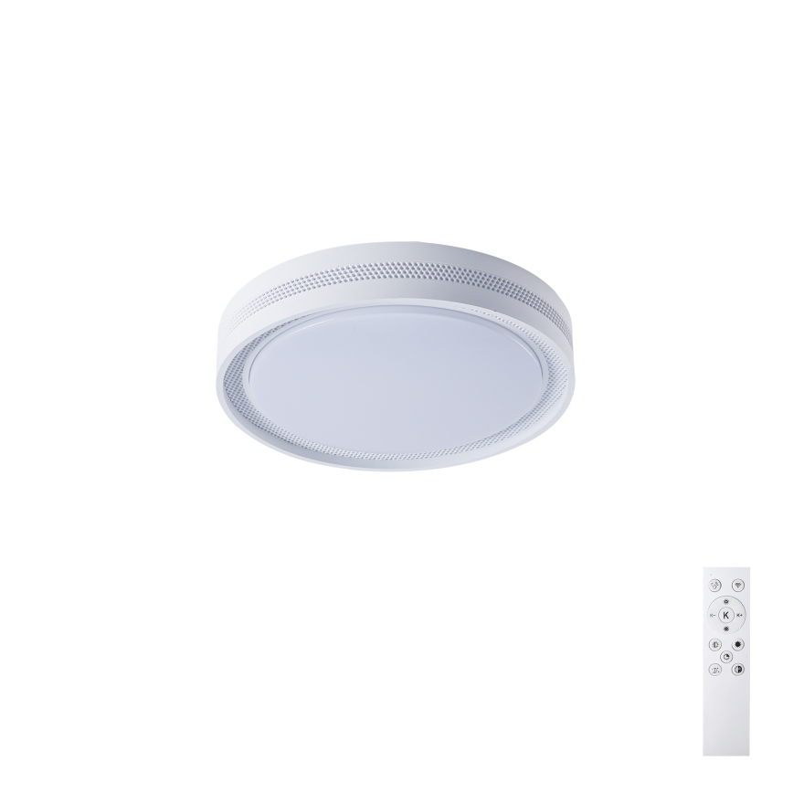Brilagi - KREON Dimmable LED Ceiling Light LED/54W/230V 3000-6000K, Black, Ø 38 cm + Remote Control