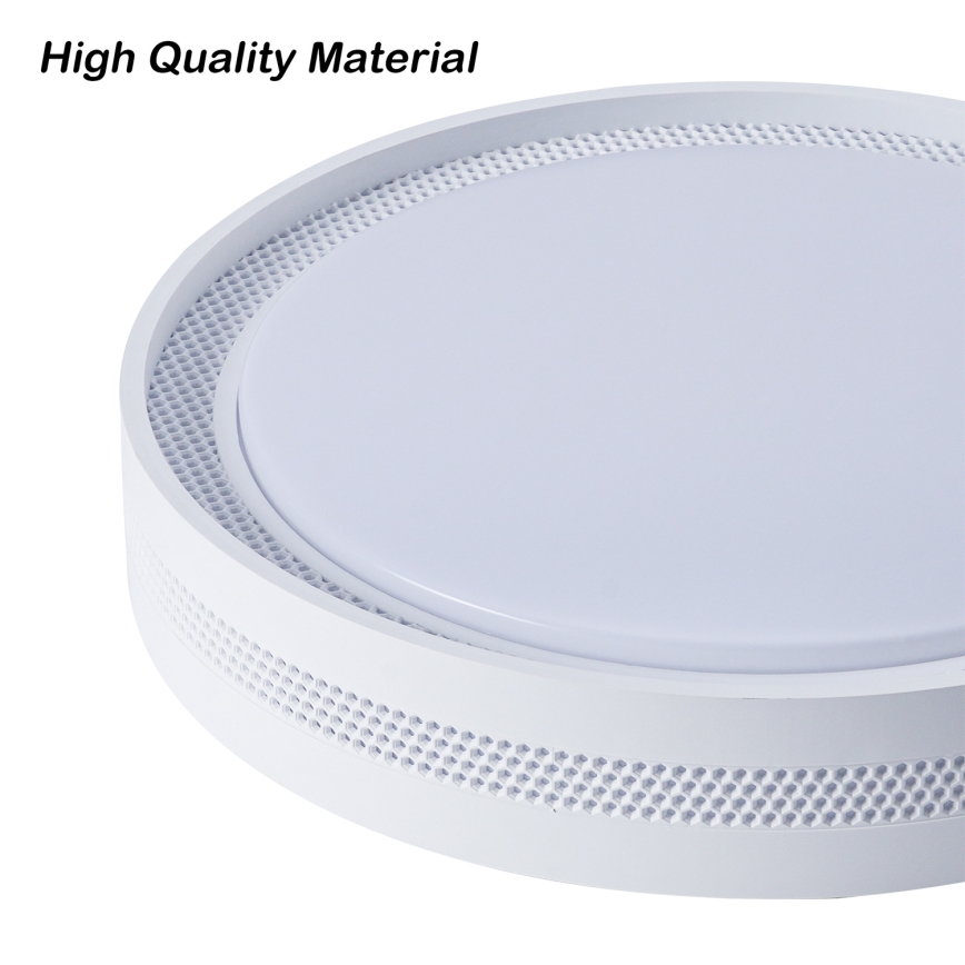 Brilagi - KREON Dimmable LED Ceiling Light LED/54W/230V 3000-6000K, Black, Ø 38 cm + Remote Control