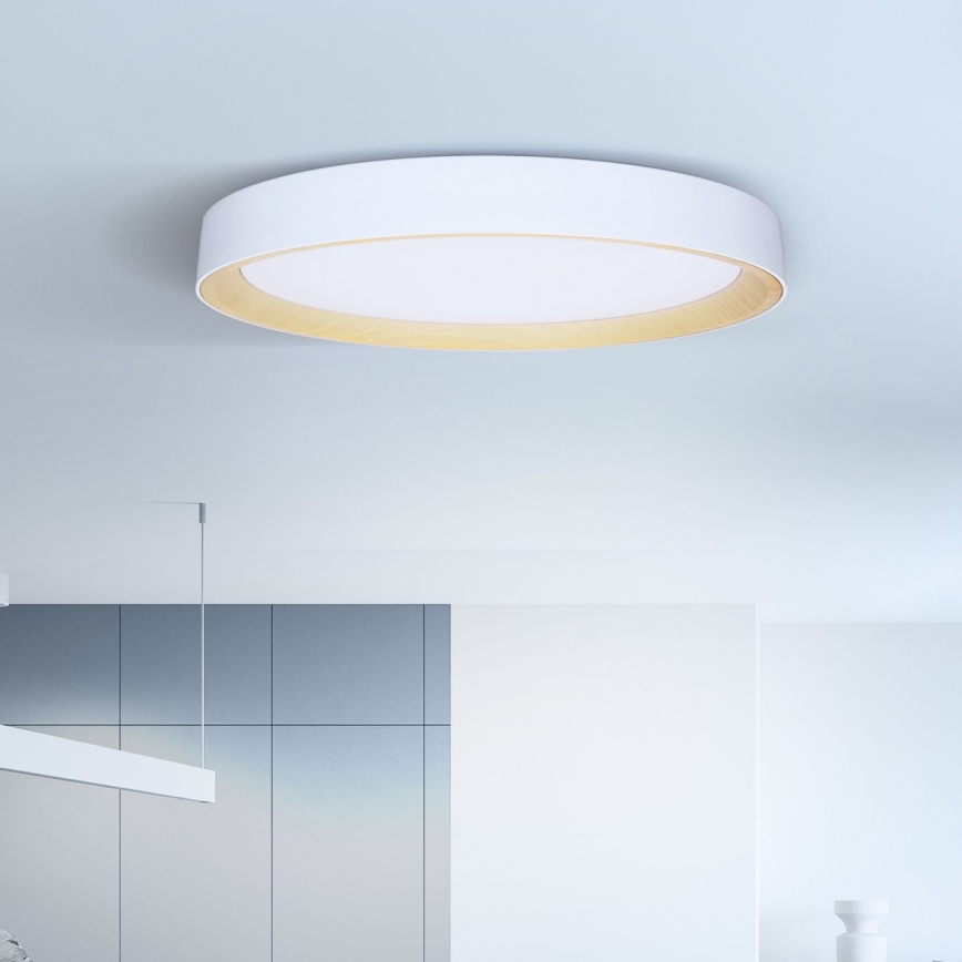 Brilagi - Dimmable LED ceiling light LARIOS LED/72W/230V 3000-6500K white Ø 59 cm + remote control