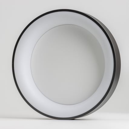 Brilagi - LED Dimmable Ceiling Light FALCON LED/40W/230V 3000-6500K Ø 45 cm Black + Remote Control